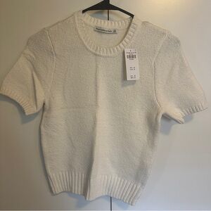 Abercrombie & Fitch Crew Sweater Tee XXS
